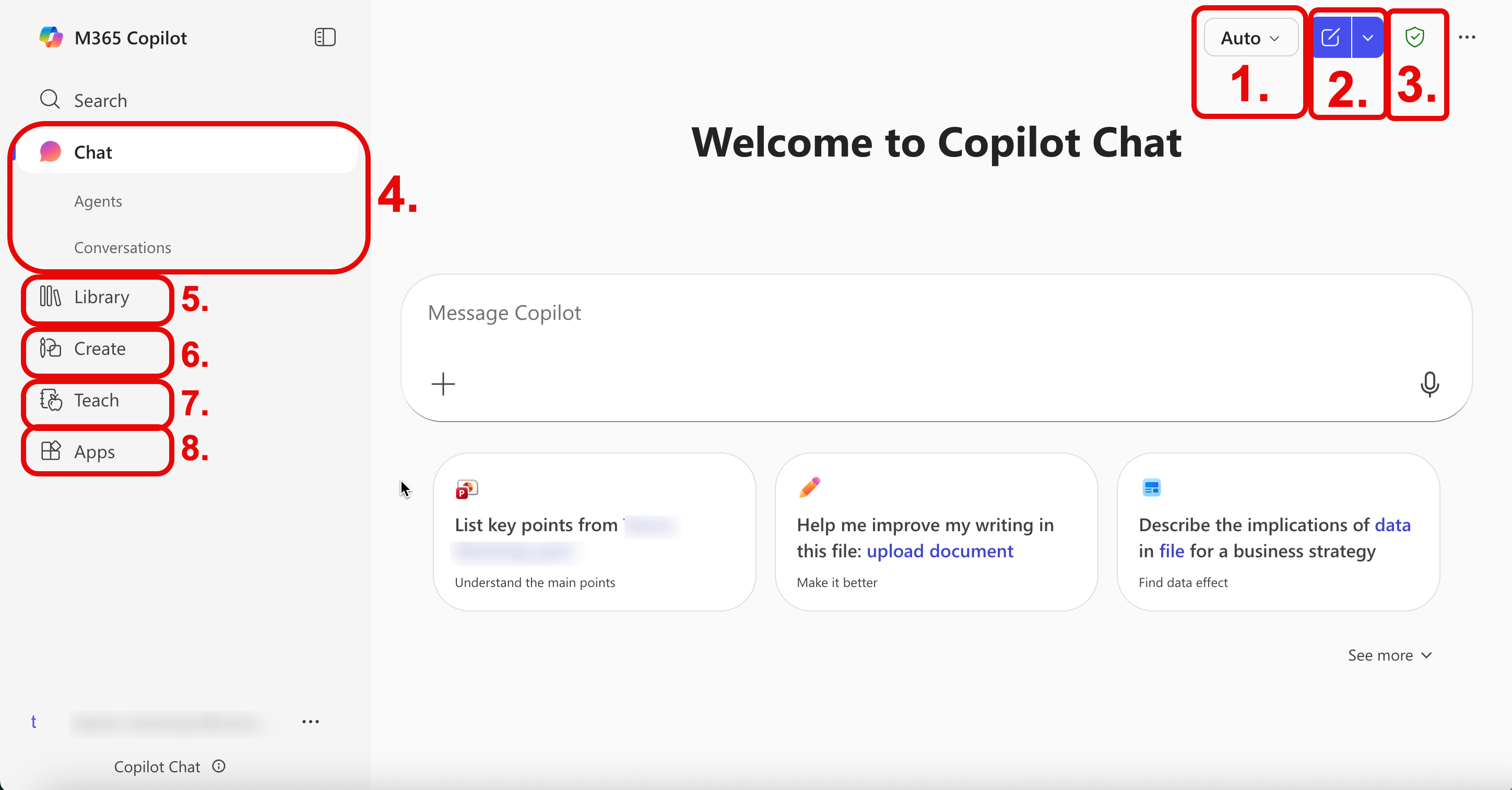 Screenshot of Copilot Chat Interface 12.22.2025