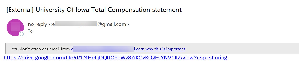 phishing message total compensation 