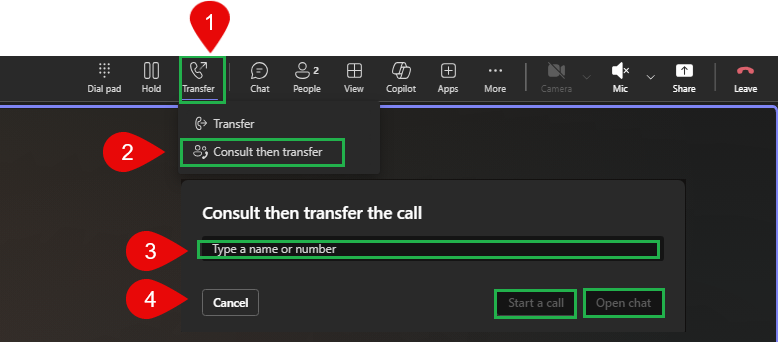 Screen shot of how to put a person on Hold a second time