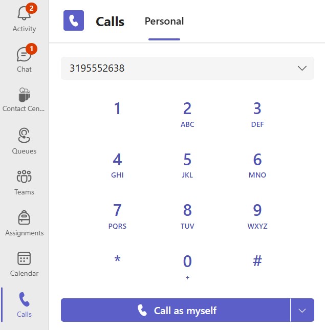 dial pad light