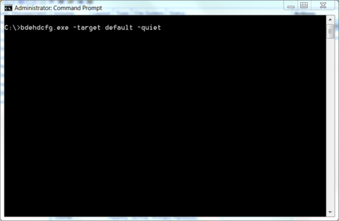 Administrator: Command Prompt 