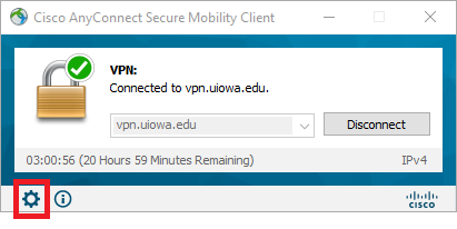 cisco anyconnect secure mobility client vpn disconnected