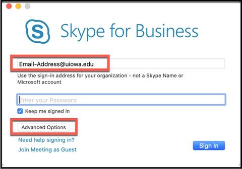 imac how to uninstall skype for business