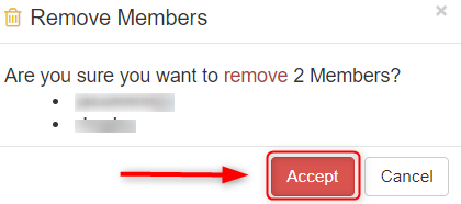Member Remove Accept