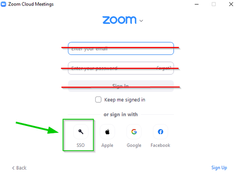 Zoom Single Sign On