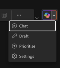 Copilot Dropdown Options in Outlook
