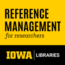 Reference Management Tools Research Symposium promotional image