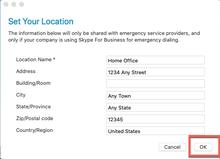 Text fields where address information should be added
