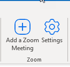 Add a Zoom meeting window