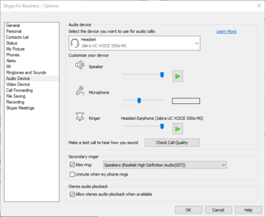 skype configure5