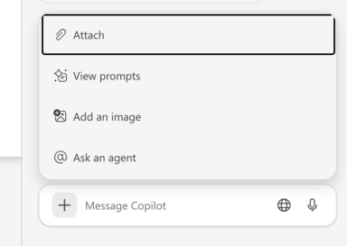 Add icon on copilot sidebar