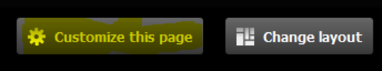 Customize this page button