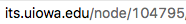 Node number in its website URL