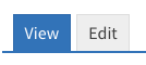 View and edit buttons on individual page toolbar
