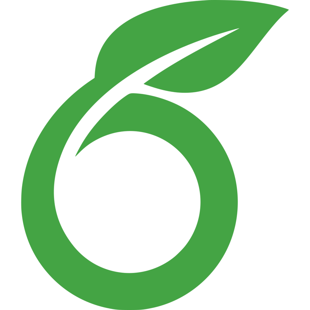 Logo of the web-based LaTex editor Overleaf
