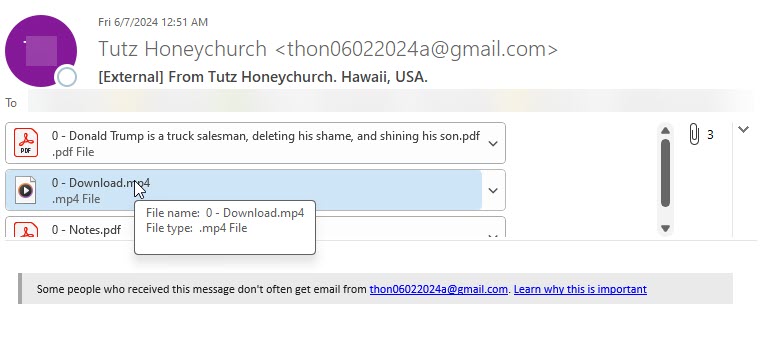 phishing message honeychurch usa